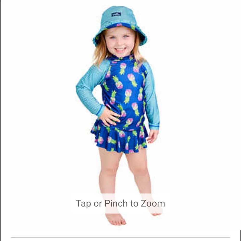 UV Skinz Kids' 3-piece Swim SetItem  Color: Orange,Blue, pink,multi Size…